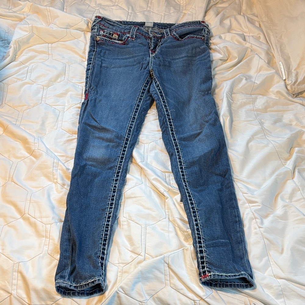 True Religion Dark Blue Skinny Jeans for Women